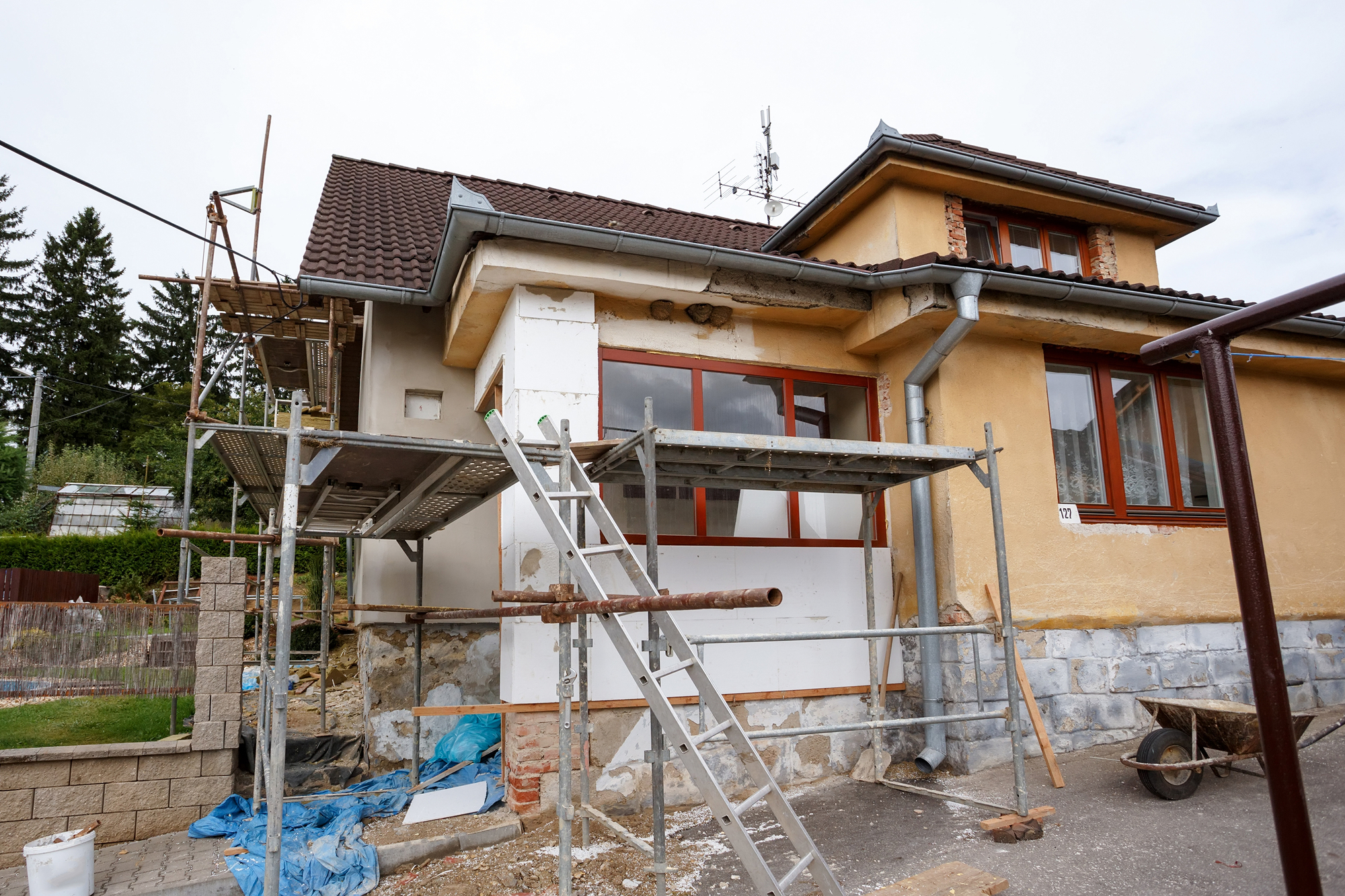 House Being Repaired
